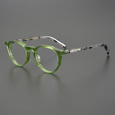 Magnus Vintage Acetate Glasses Frame Round Frames Southood Green